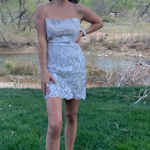 Lucy in the Sky Lucia White Backless Dress